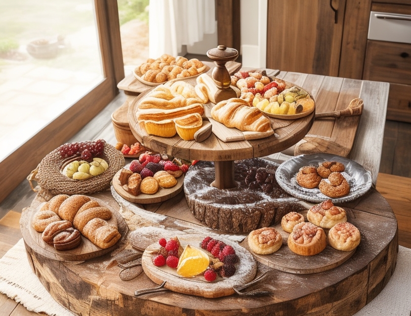 wooden serving tray