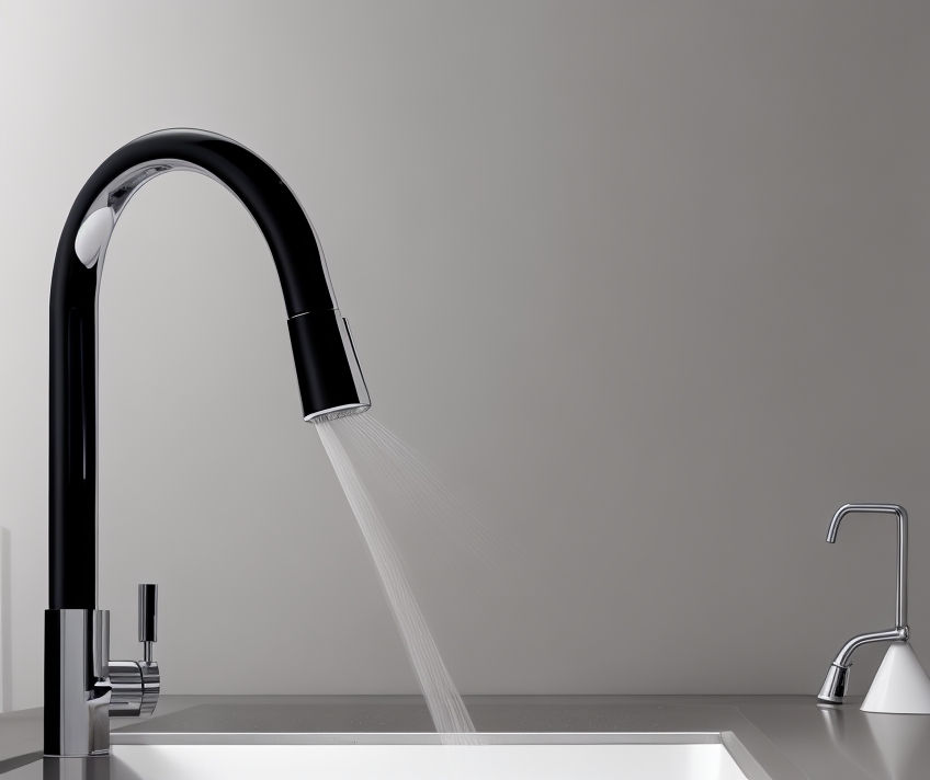 kitchen faucet with pull-out spray