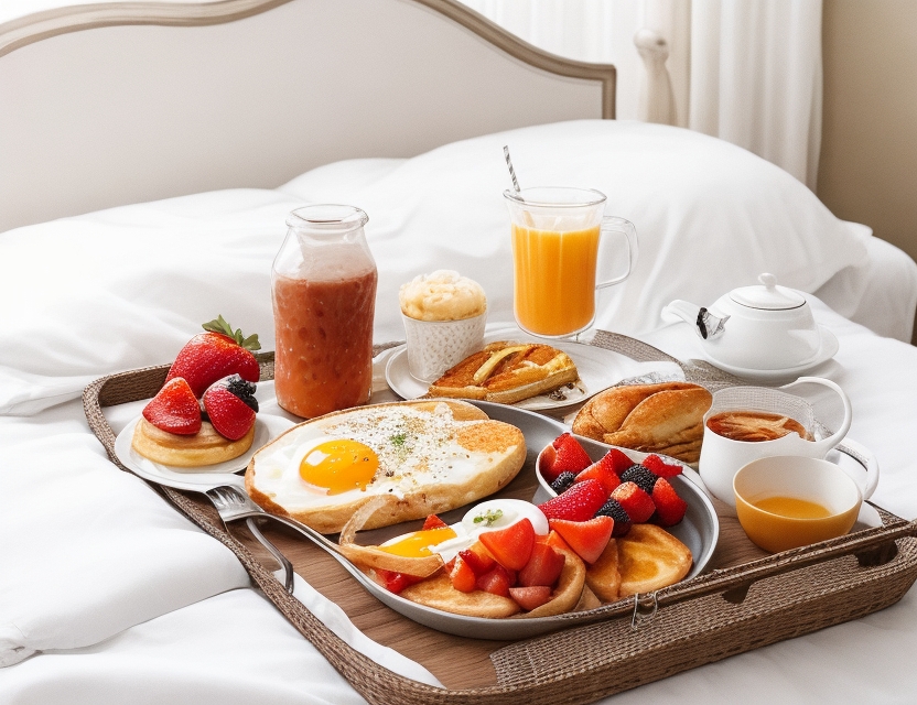 Breakfast in Bed Tray